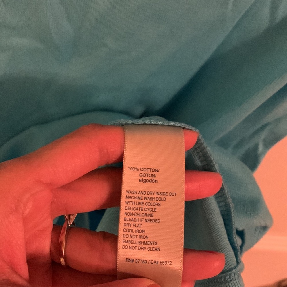 $43 Rafaella sportswear top NWT adjustable front lines - Picture 5 of 5
